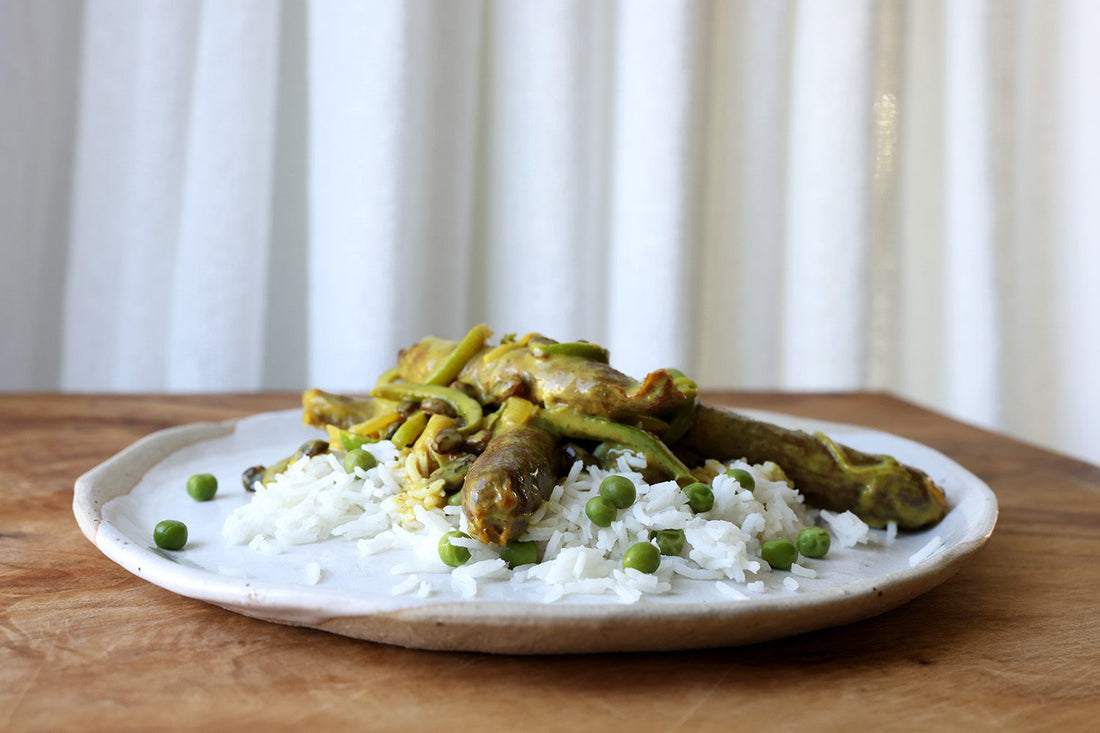 Curried Sausages