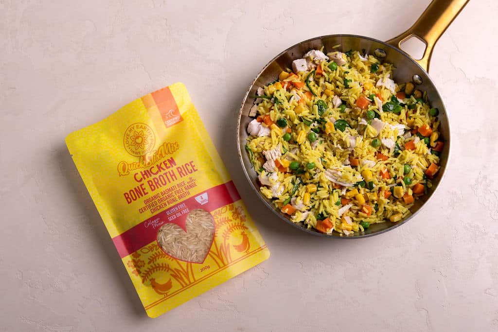 Chicken Bone Broth Rice 200g Love My Earth