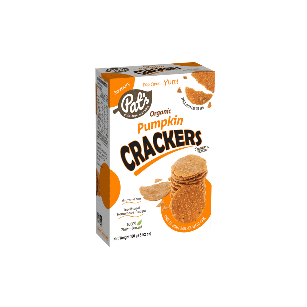 Organic Whole Seed Crackers Original 100g Pats