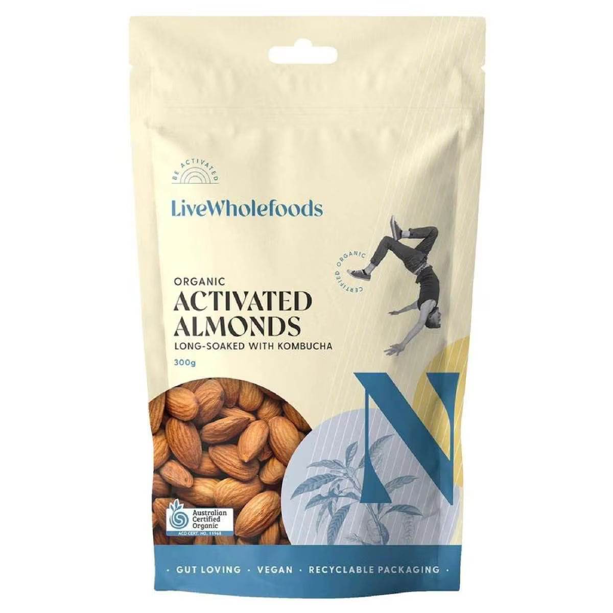 Organic Activated Almonds 300g Live Wholefoods