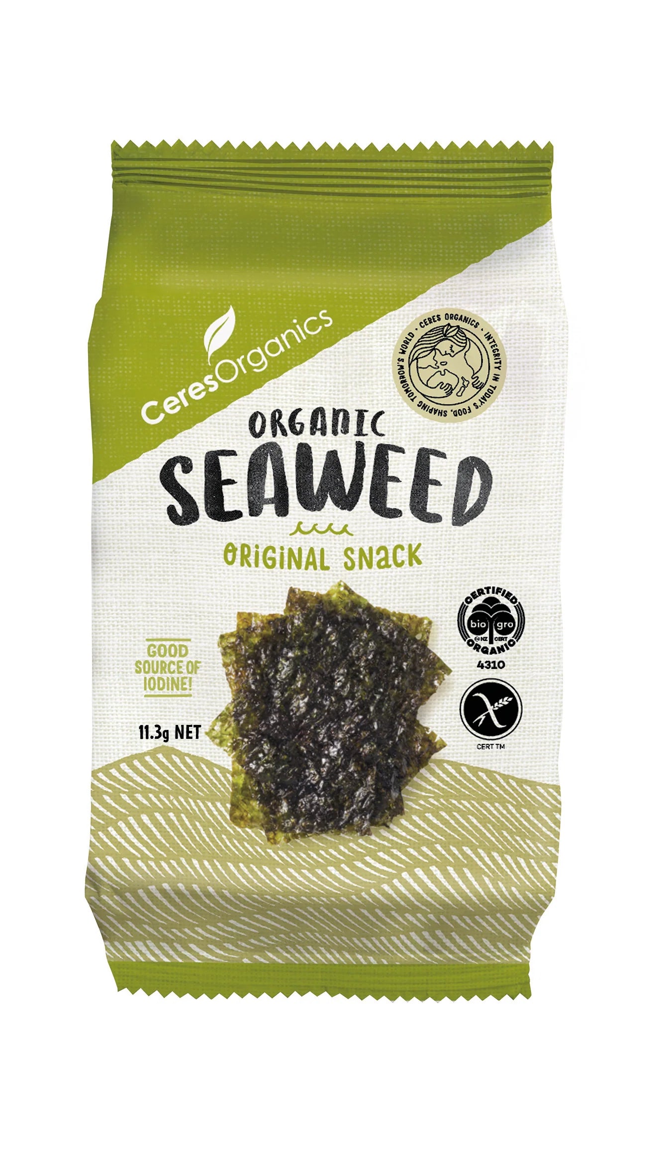 Seaweed Snack 11.3g Ceres Organics