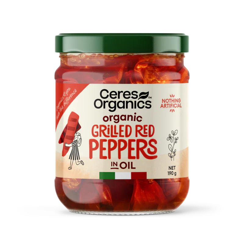 Grilled Peppers 190g Ceres Organics