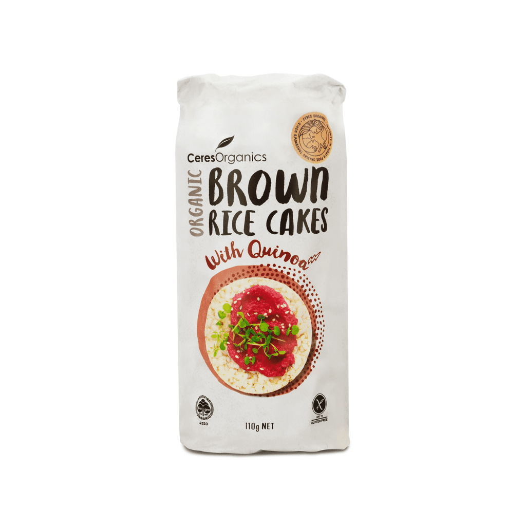 Brown Rice Cakes Quinoa 110g Ceres Organics