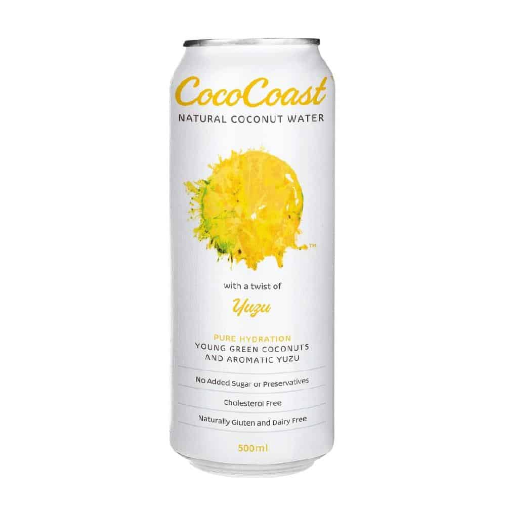 CocoCoast Coconut Water 6 Pack Yuzu