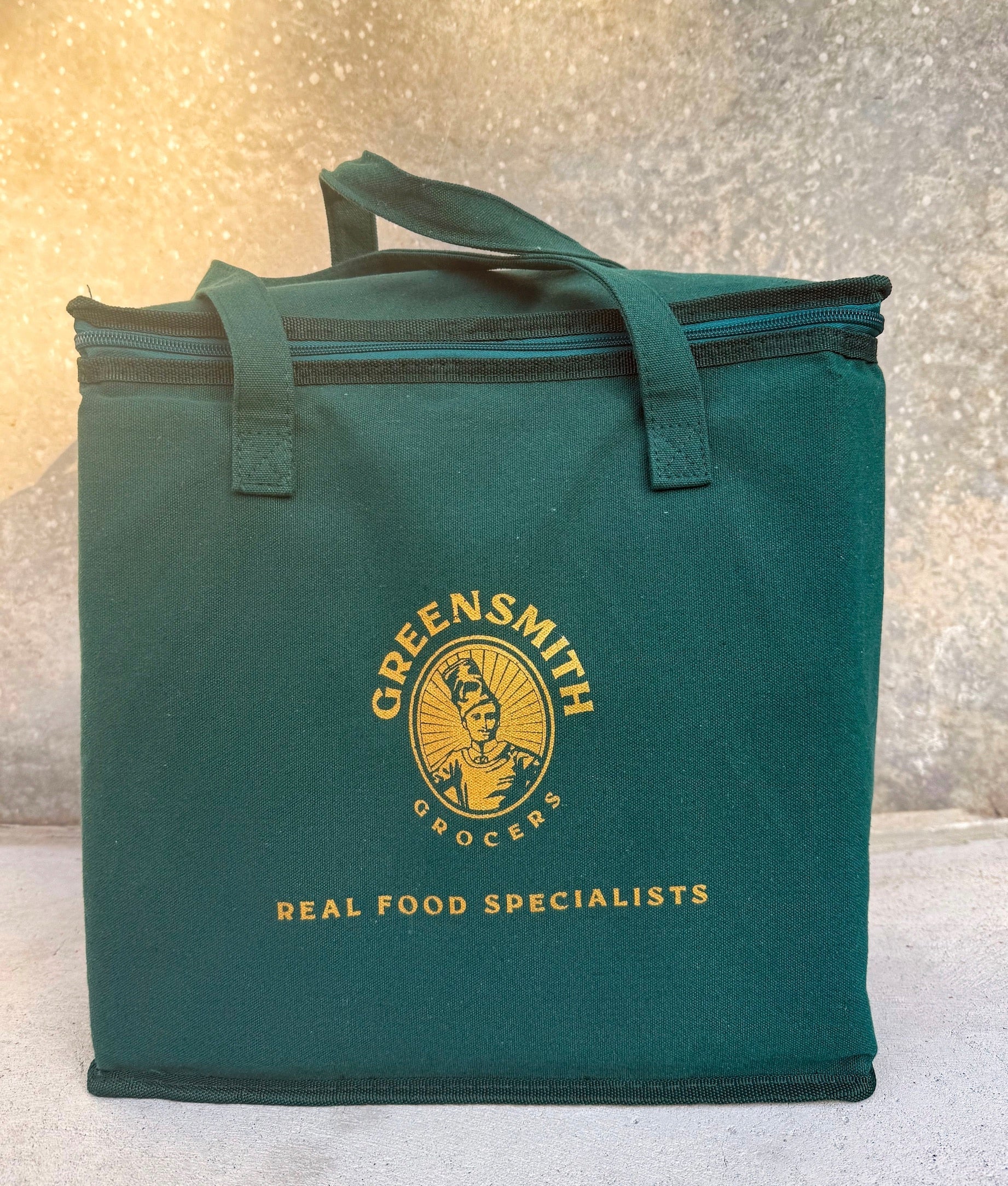 Greensmith Grocers Green Cooler Bag