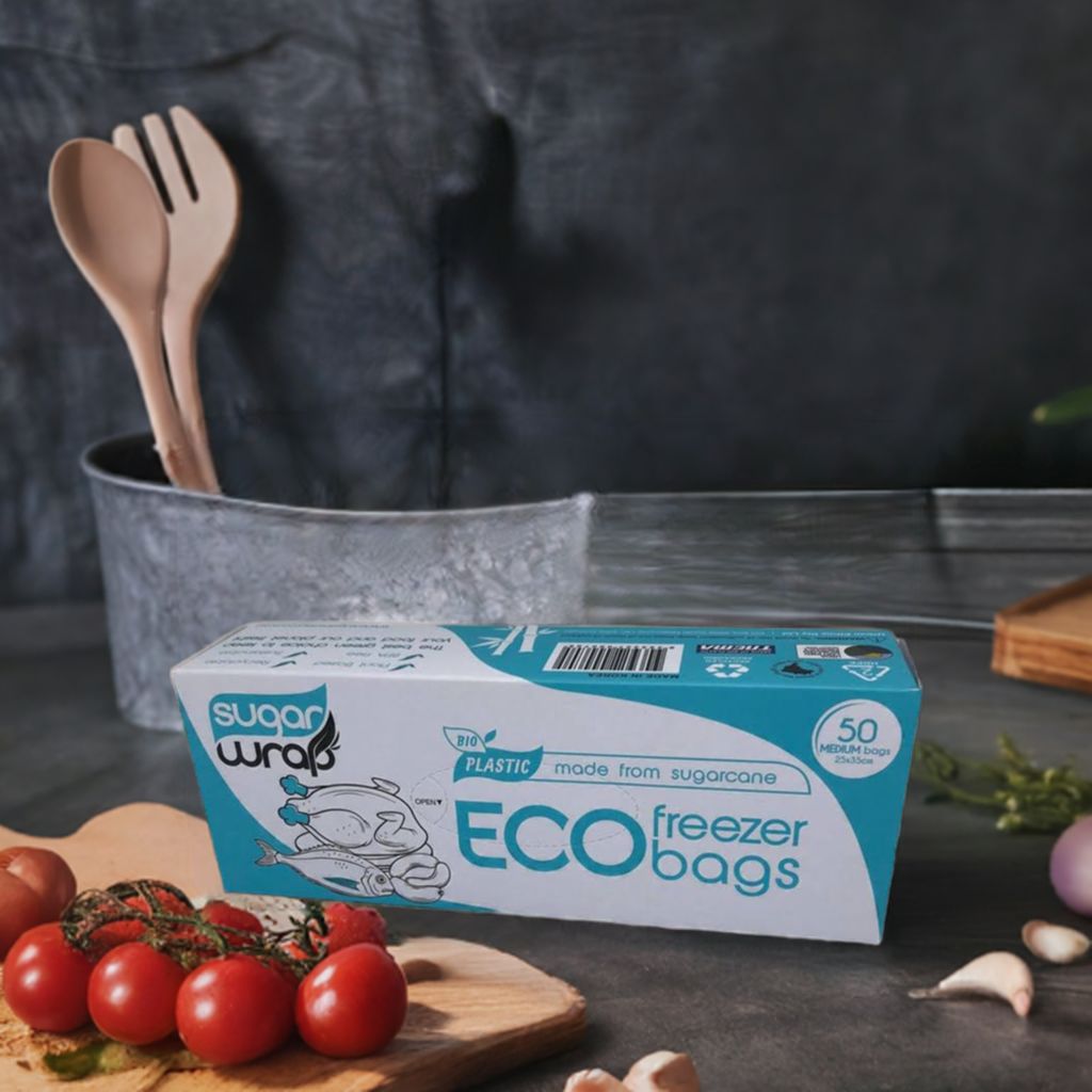 Eco Freezer Bags X50 Medium Sugar Wrap