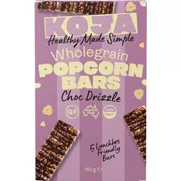 Popcorn Bars x5 Choc Drizzle 110g Koja