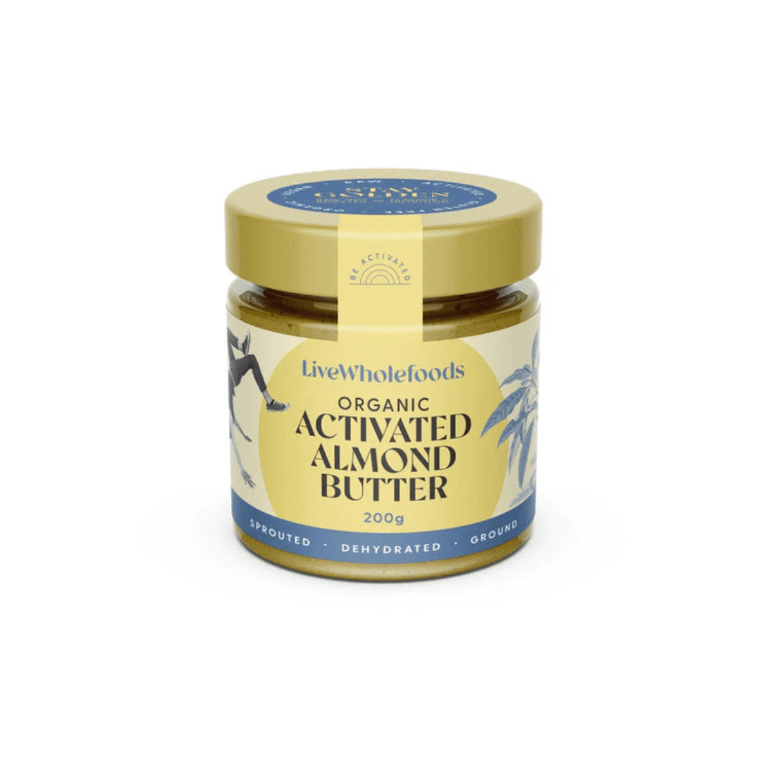 Organic Activated Almond Butter 200g Live Wholefoods