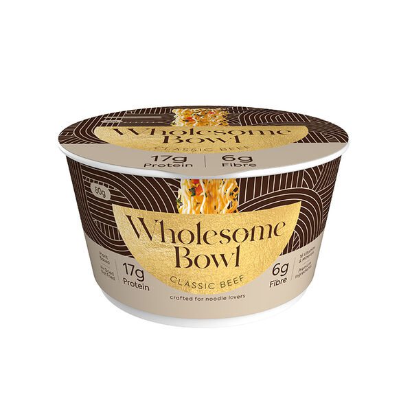 Noodle Bowl Classic Beef 83g Wholesome Bowl