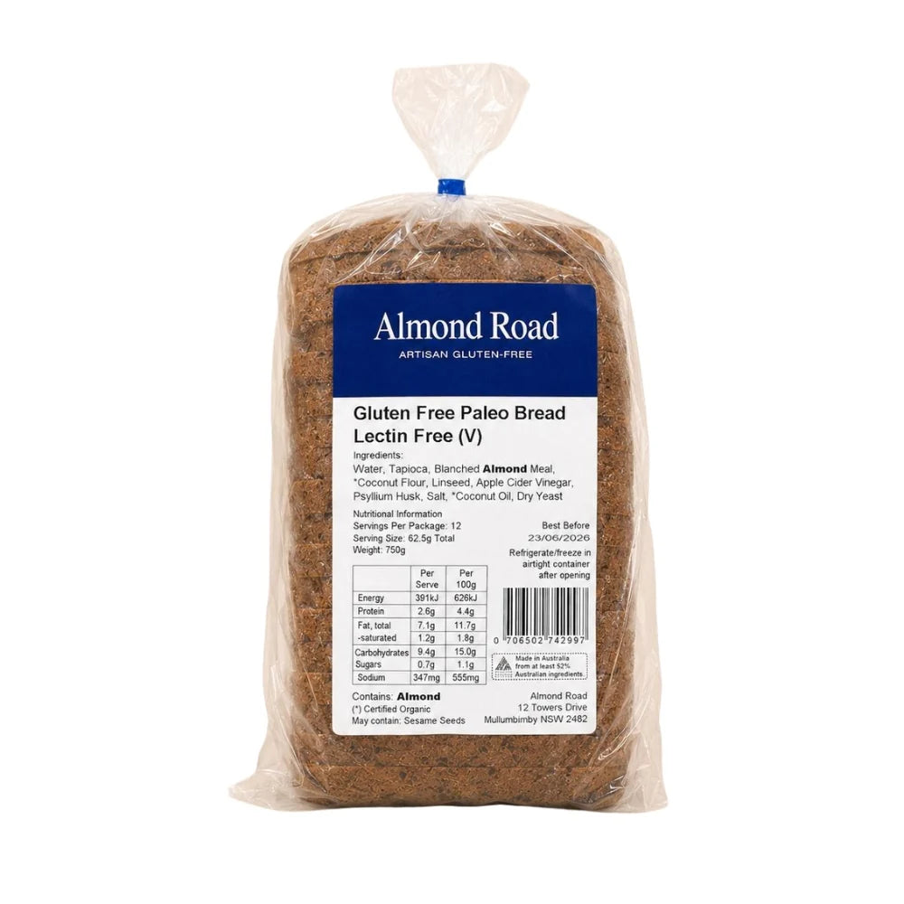 Gluten Free Paleo Bread Lectin Free Almond Road