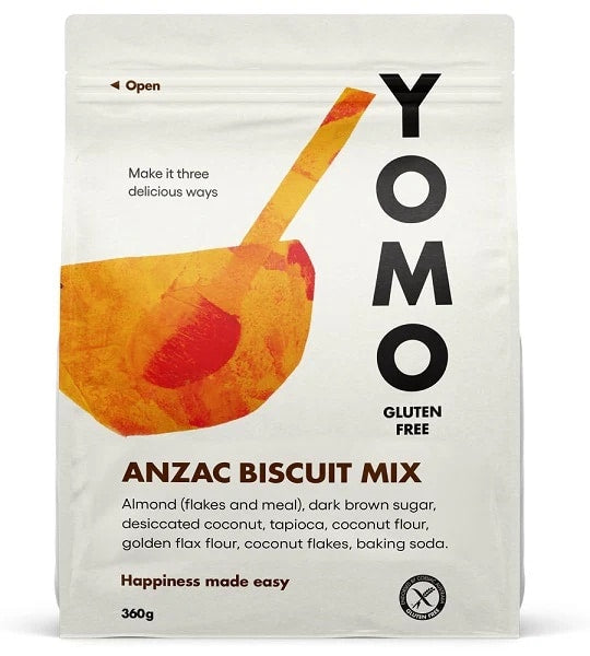 Anzac Biscuit Mix 360g YOMO Gluten Free