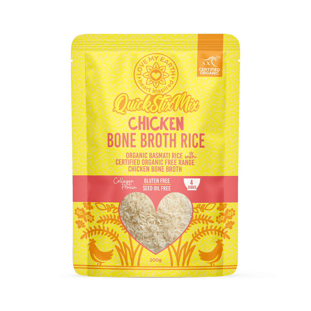 Chicken Bone Broth Rice 200g Love My Earth