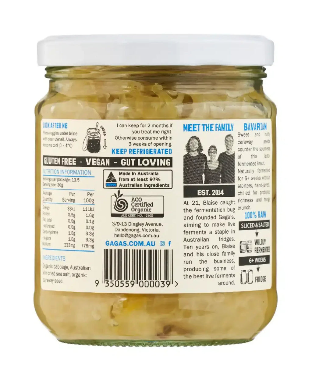 Powerkraut Organic Bavarian 420g Gagas