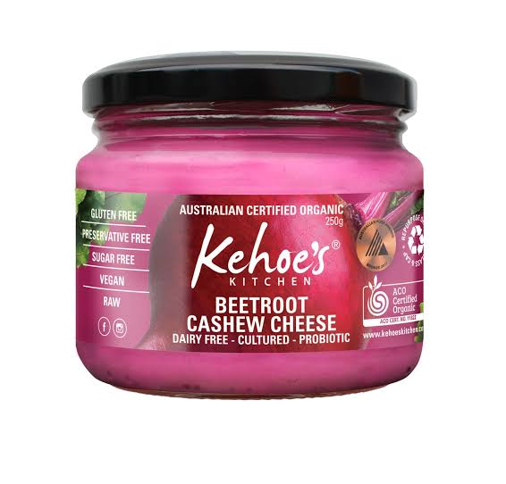 Beetroot Cashew Cheese Dip 250g Kehoes