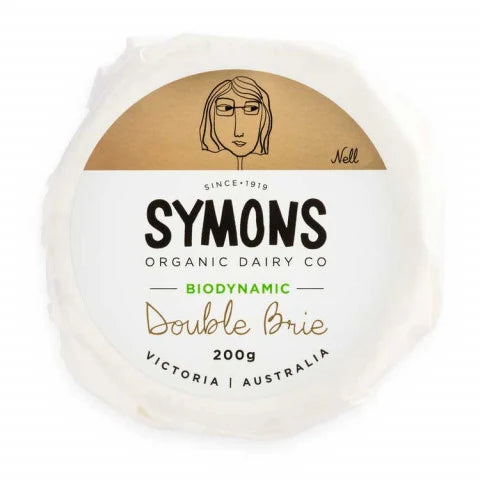 Double Brie Biodynamic 200g Symons
