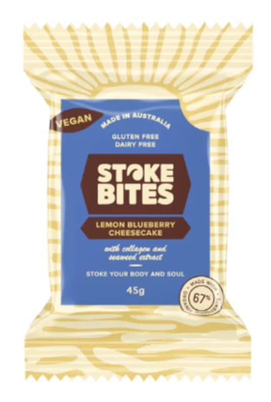 Blueberry Lemon Cheesecake 45g Stoke Bites