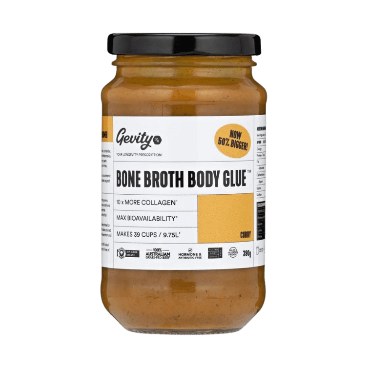 Bone Broth Body Glue Curry 390g Gevity Rx