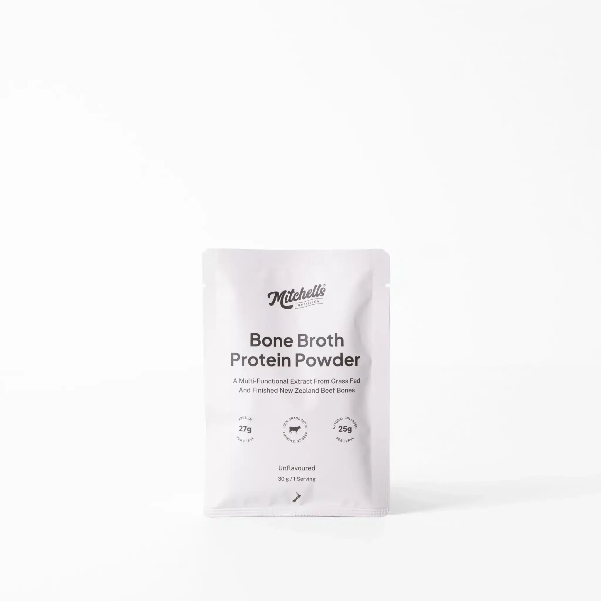 Bone Broth Protein Powder Unflavoured 30g Mitchells Nutrition