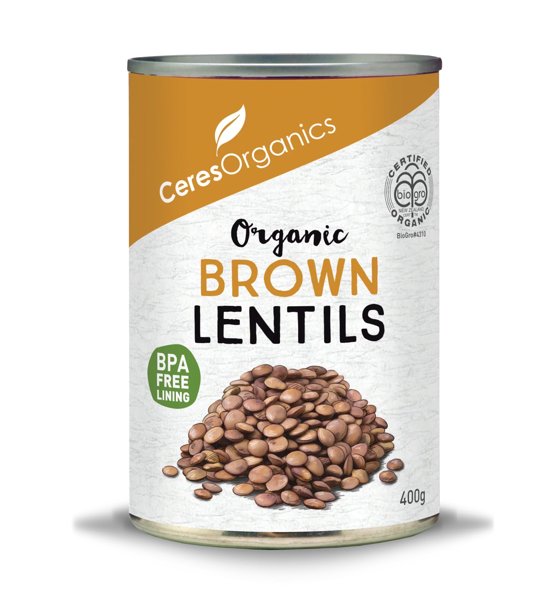 Brown Lentils 400g Ceres Organics