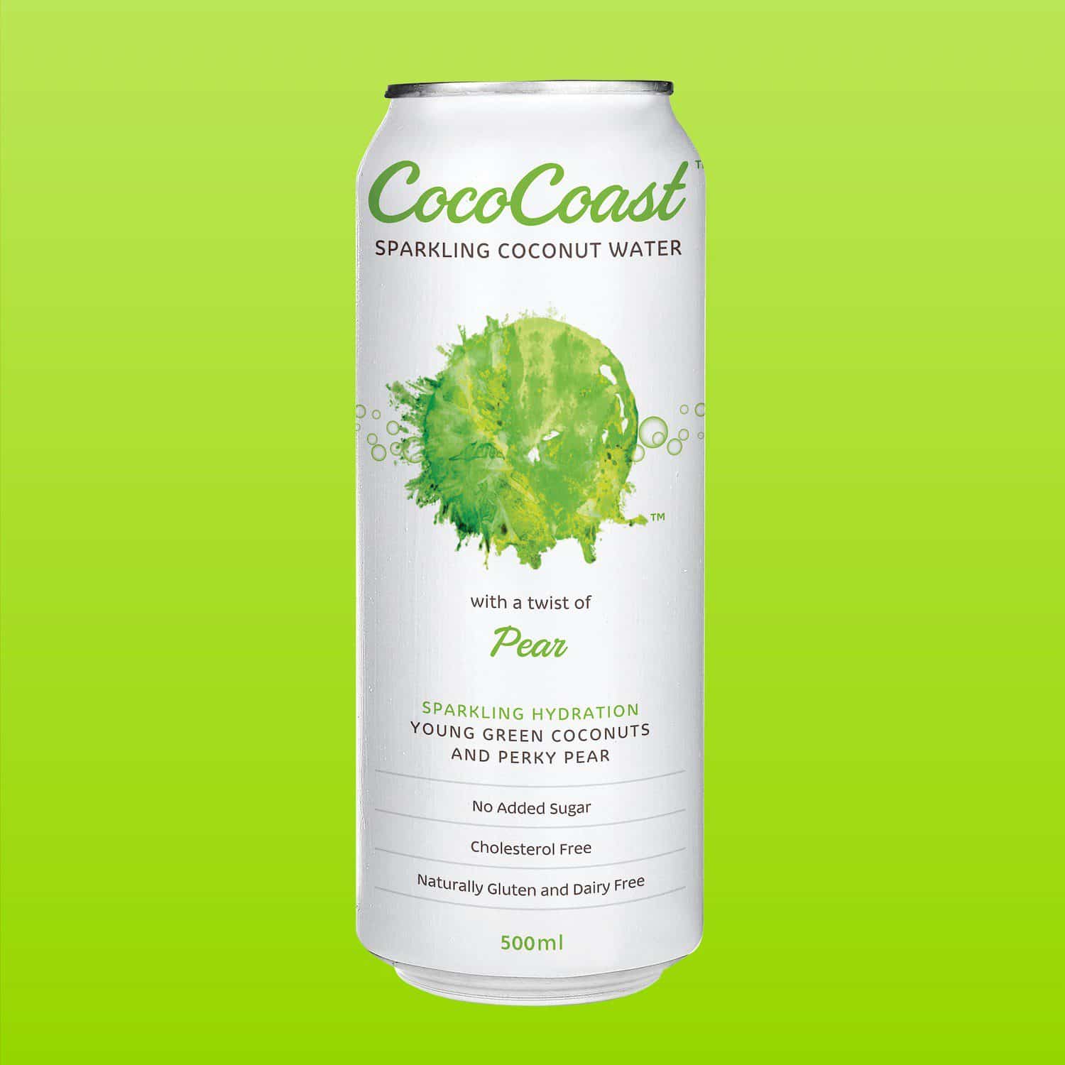 Pear Sparkling Water 500ml Coco Coast