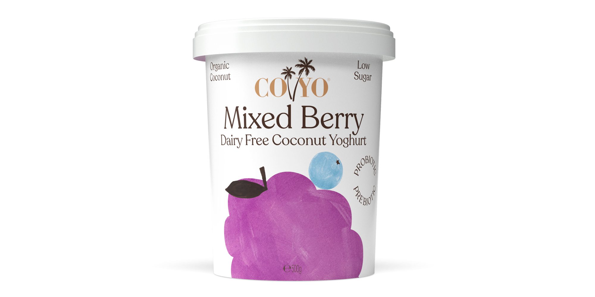 Organic Coconut Yoghurt Mixed Berry 500g Coyo