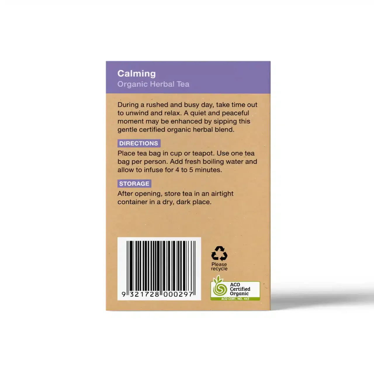 Calming Tea 25bags Planet Organic
