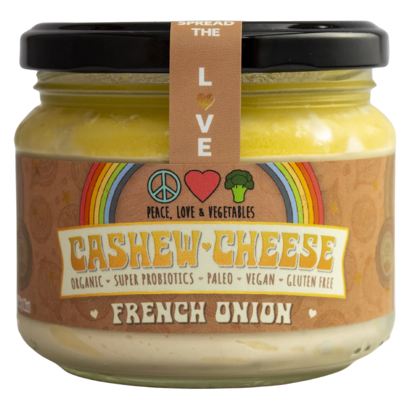 Cashew Cheese French Onion 280g Peace Love & Vegetables