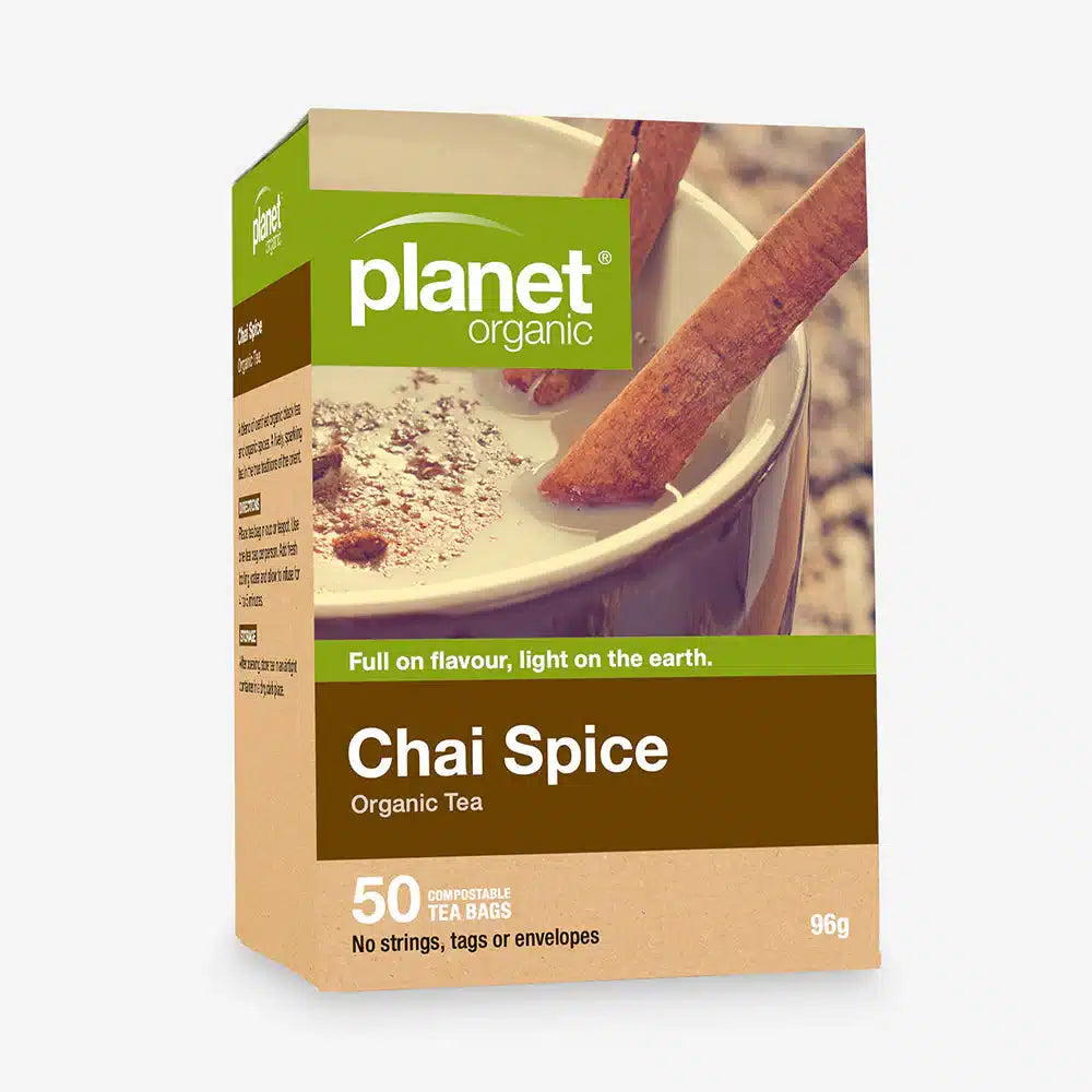 Chai Spice Tea 50bags Planet Organic