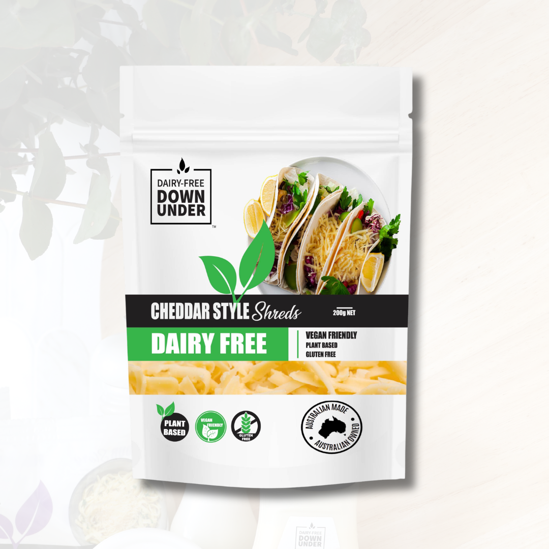 Cheddar Style Shreds 200g Dairy Free Down Under