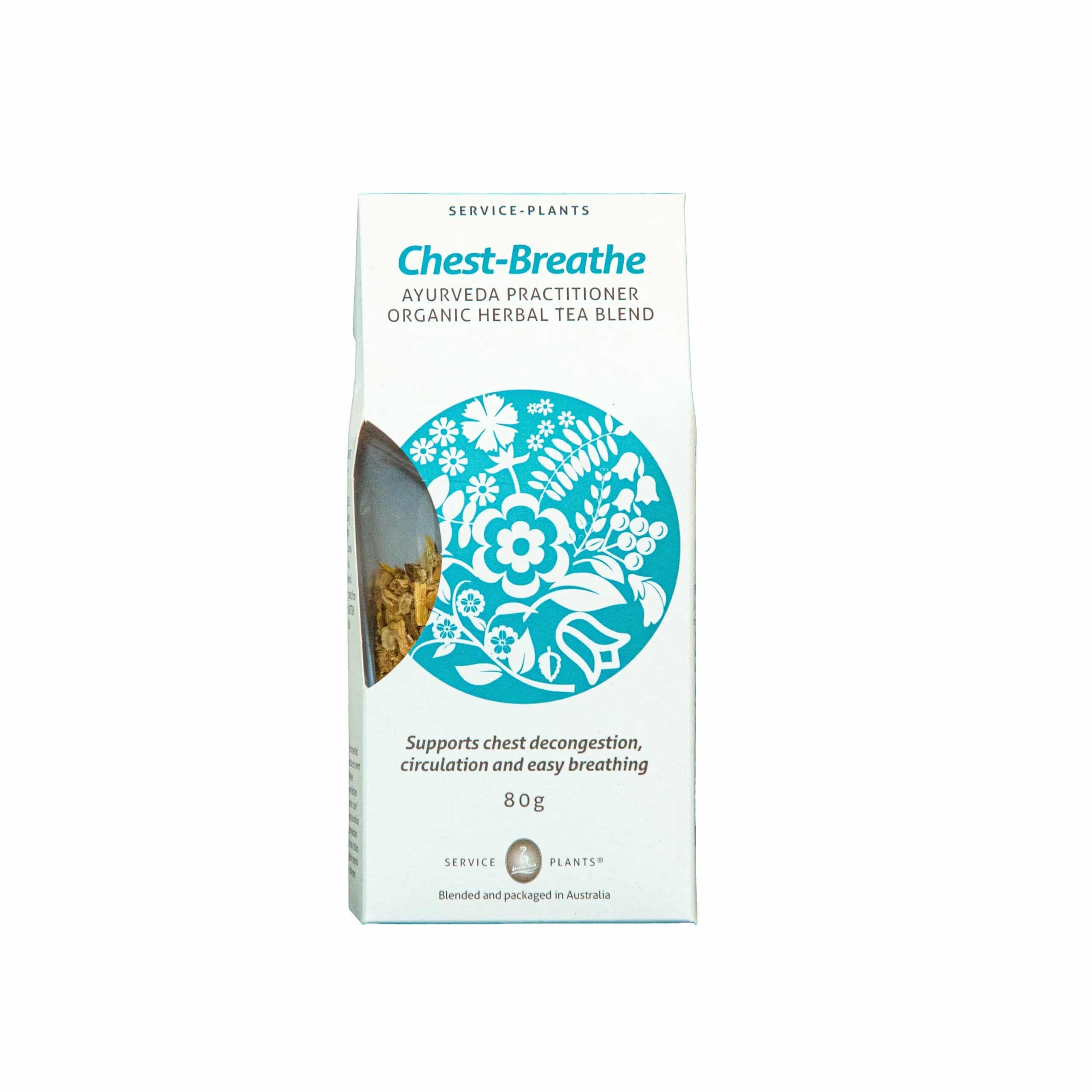 Chest-Breathe Organic Loose Leaf Tea 70g Service Plants