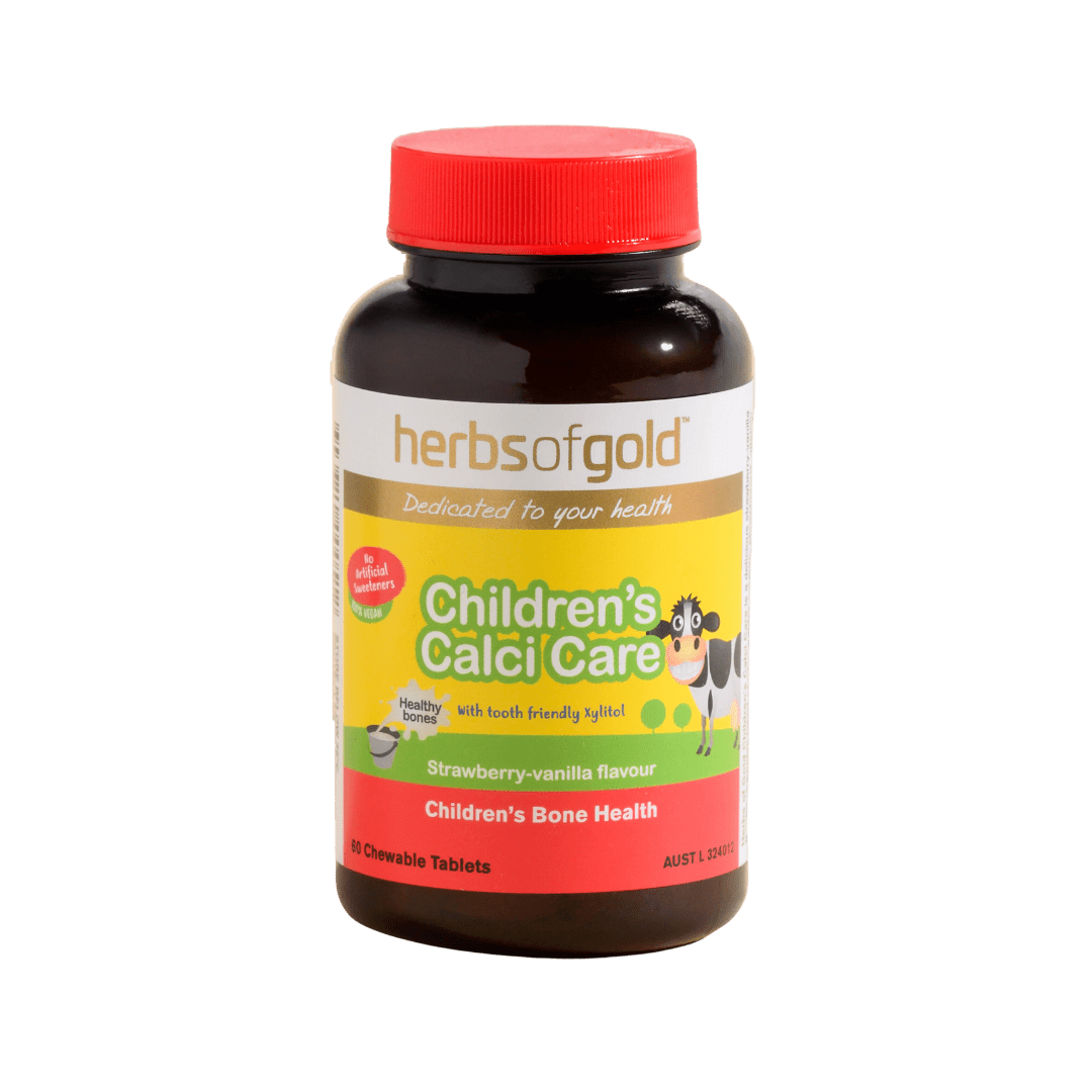 Children's Calci Care Strawberry-vanilla 60T Herbs Of Gold