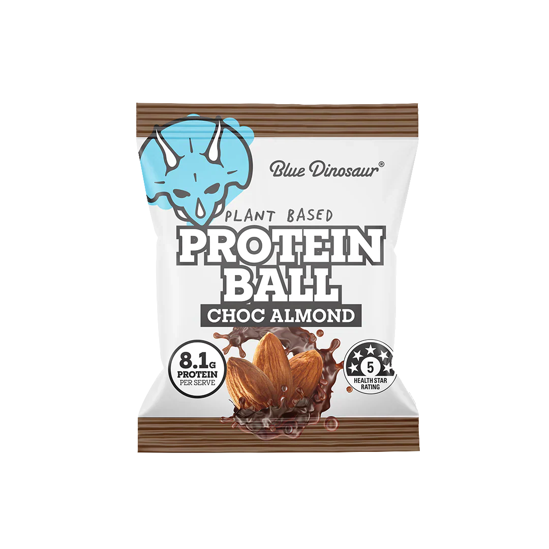 Choc Almond Protein Ball 40g Blue Dinosaur