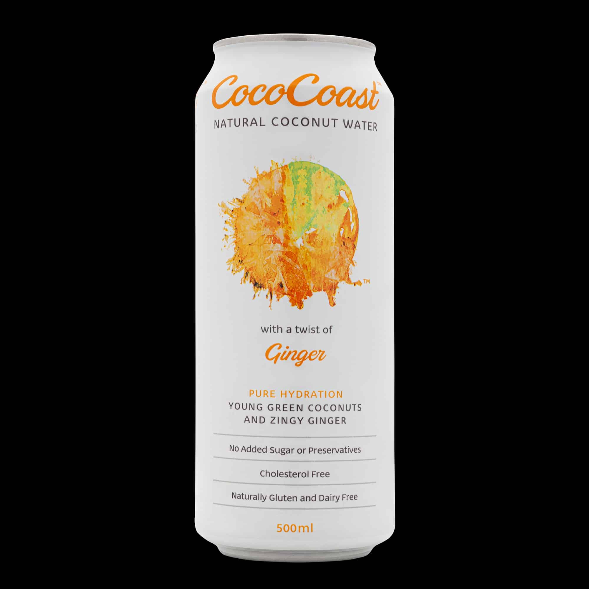 CocoCoast Coconut Water 6 Pack Ginger