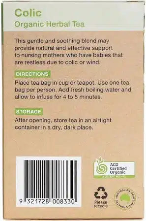 Colic Tea 25bags Planet Organic