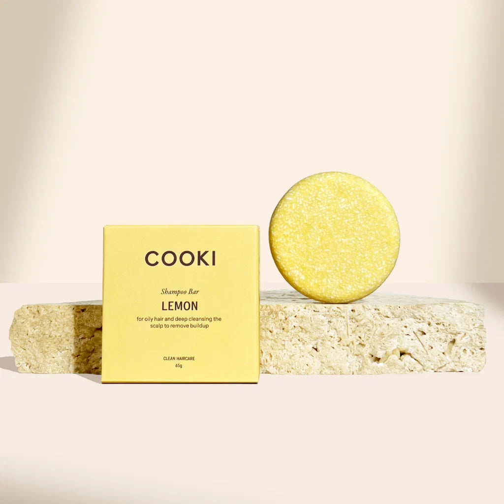 Lemon Shampoo Bar 65g Cooki Haircare