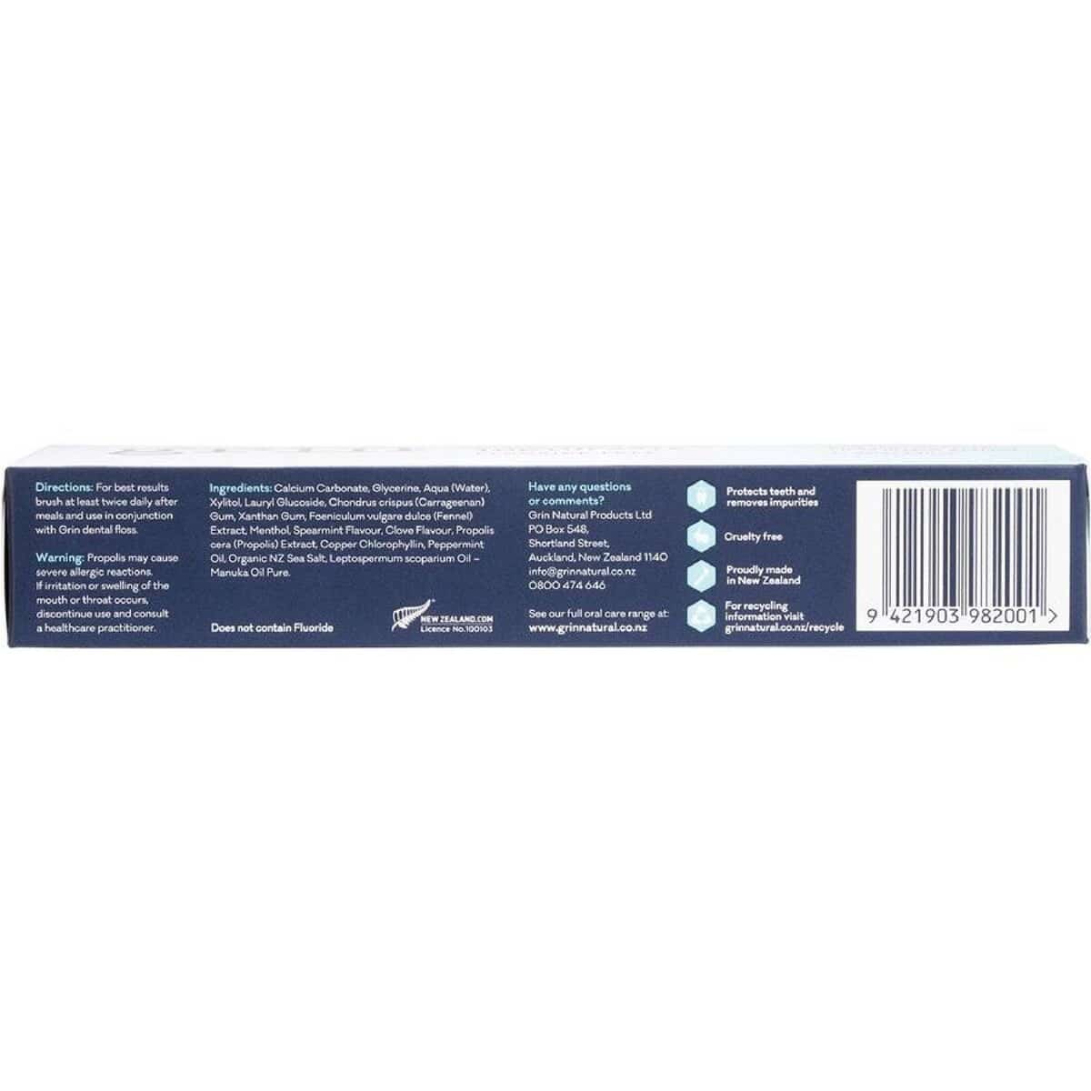 Cool Mint Toothpaste GRIN 100g
