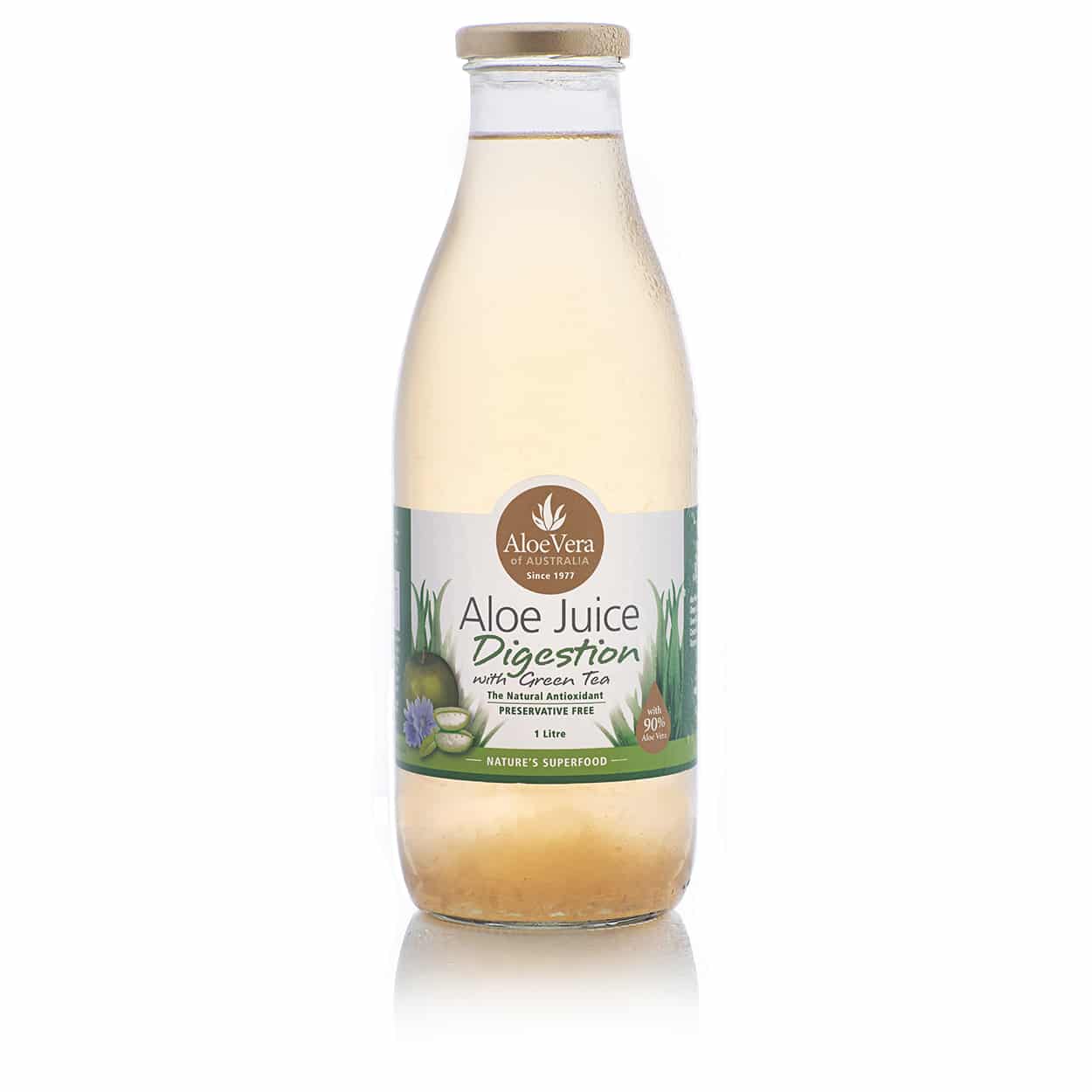 Aloe Juice Digestion Glass 1L Aloe Vera