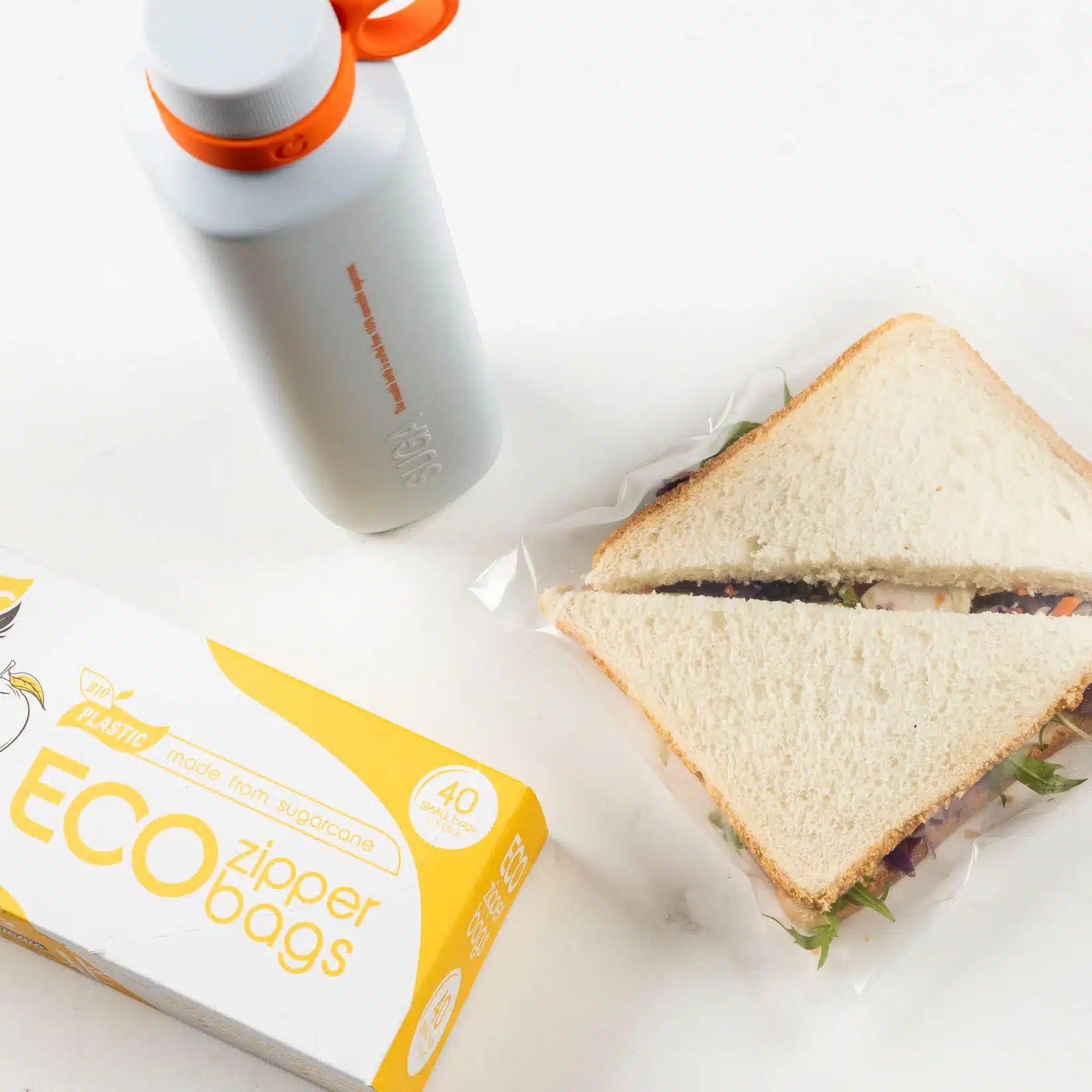 Eco Zipper Bags Small x40 Sugarwrap