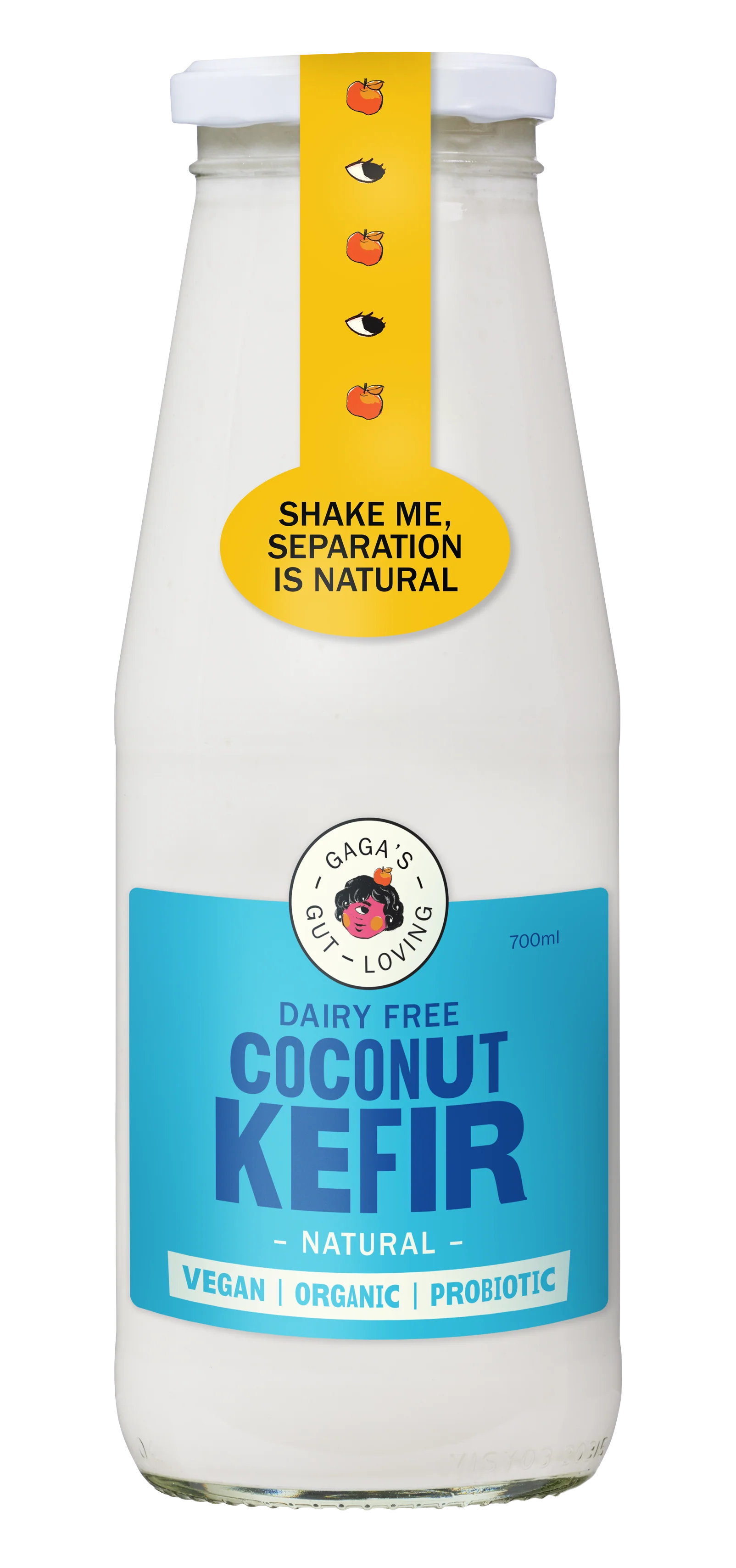 Kefir Coconut Milk Natural 700ml Gagas