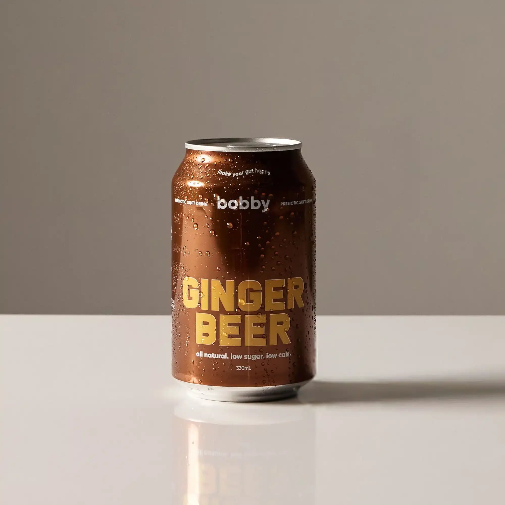 Ginger Beer 330ml Bobby Prebiotic Soft Drink