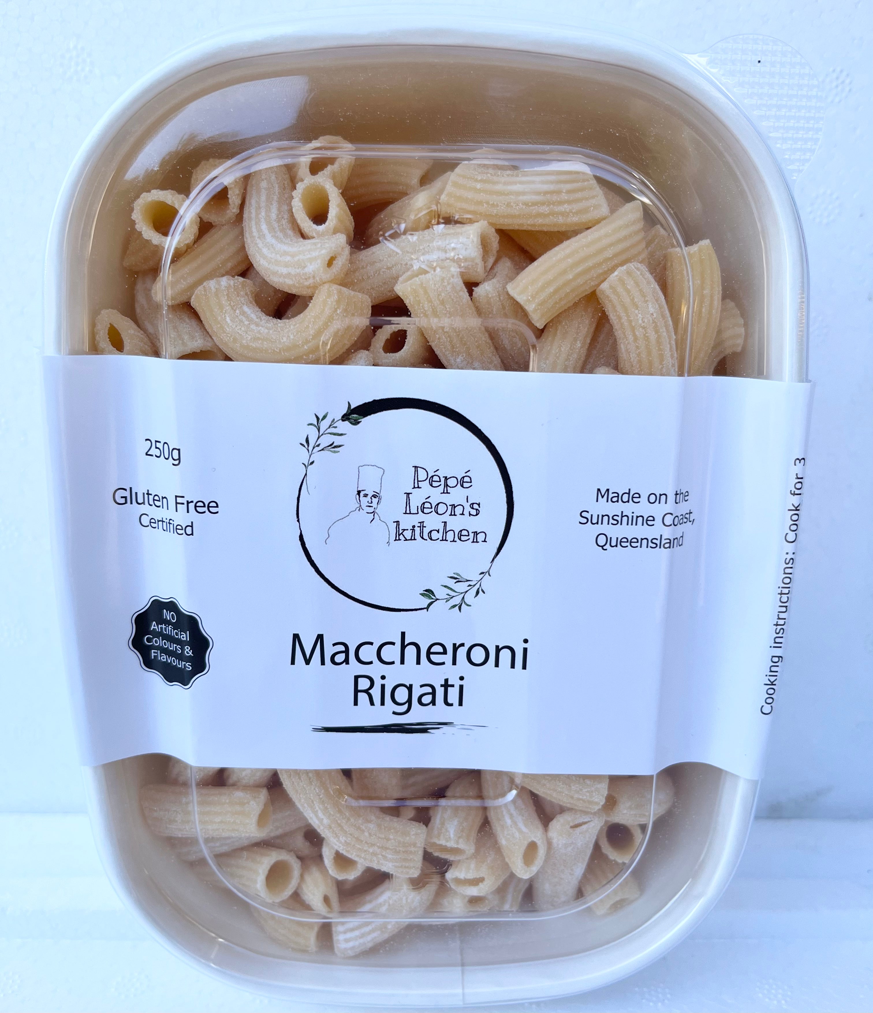 Gluten Free Maccheroni 250g pepe Leon