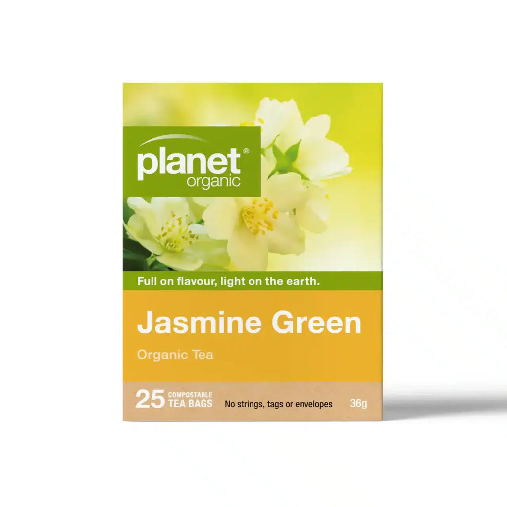 Jasmine Green Tea 25bags Planet Organic