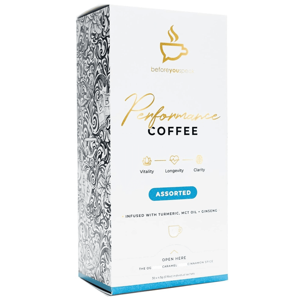 Performance Coffee Assorted 7 Pack 4.5g Before You Speak