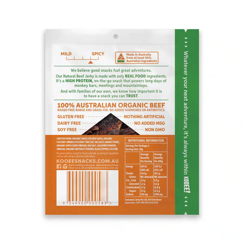 Beef Jerky Mango Jalapeno 30g Kooee
