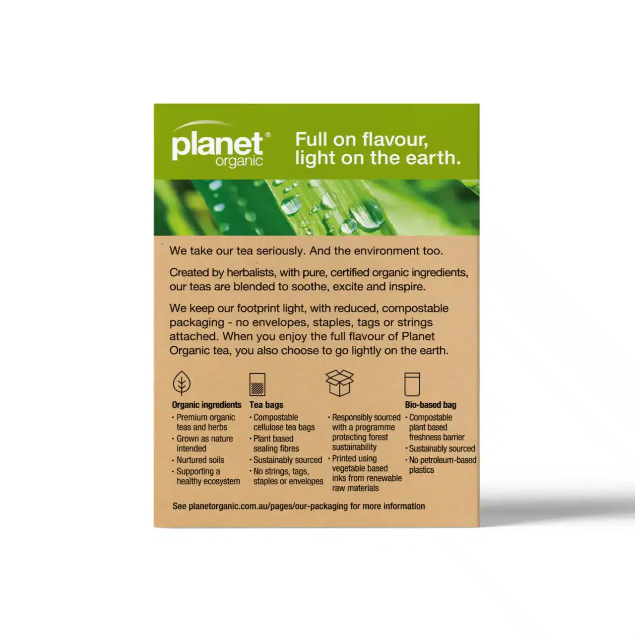Lemongrass Tea PLANET ORGANIC 25 Bags