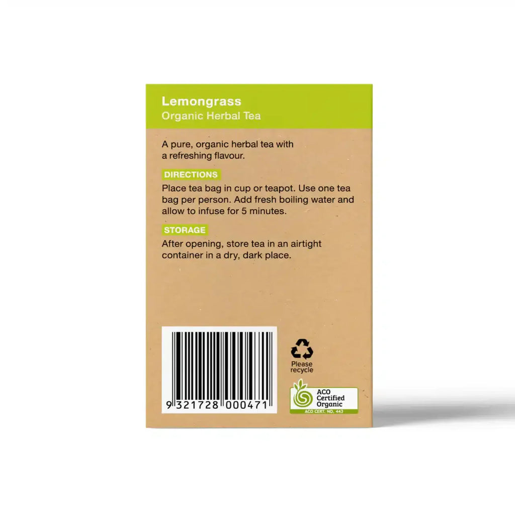 Lemongrass Tea PLANET ORGANIC 25 Bags