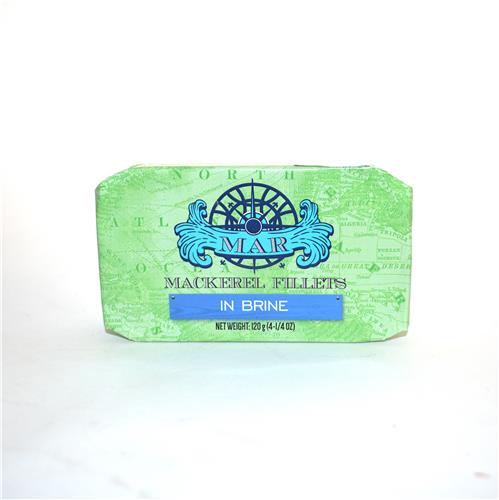 Mackerel Fil/Brine 120g Mar