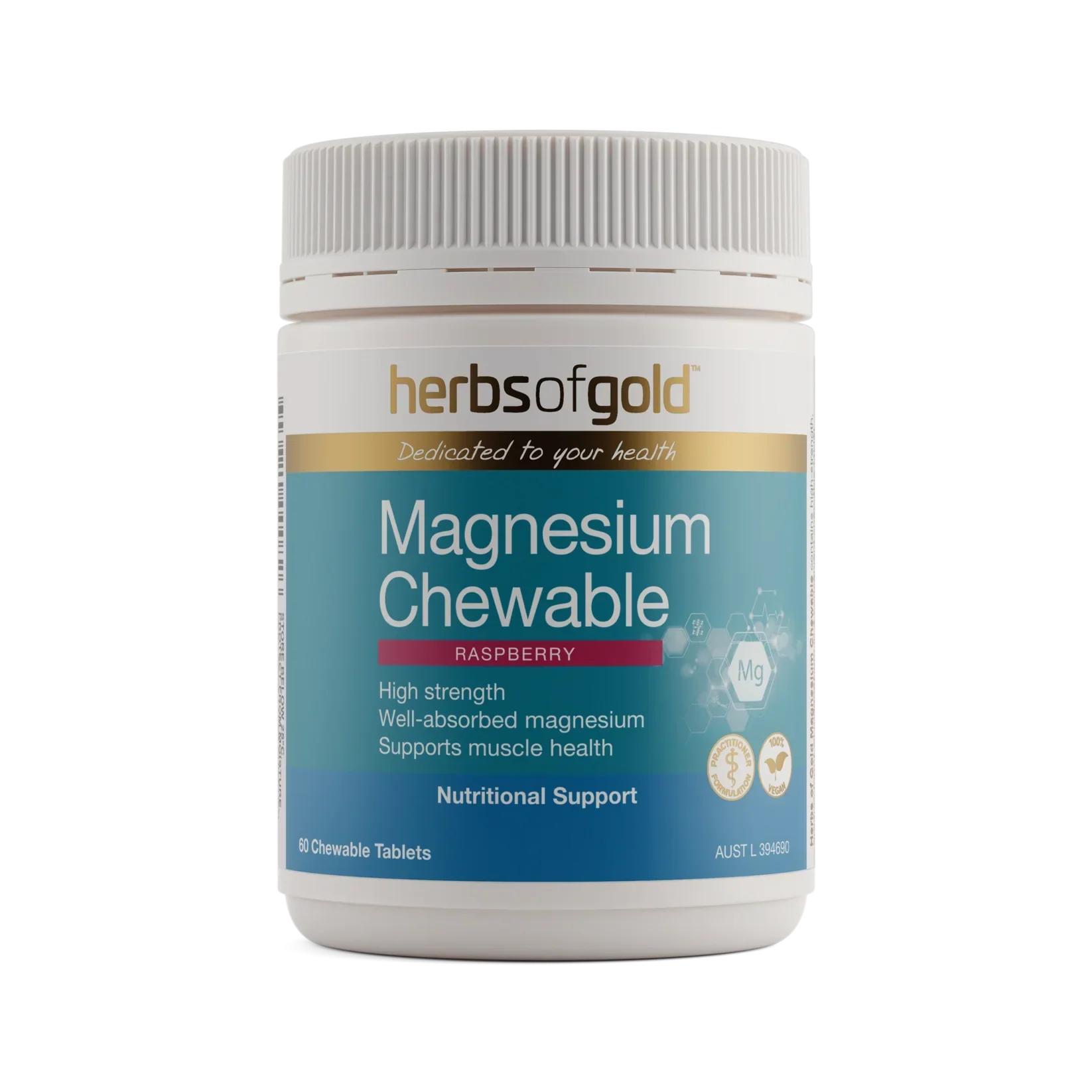 Magnesium Chewable 60T HOG