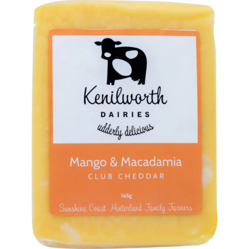 Mango & Macca Cheddar 165g Kenilworth dairies