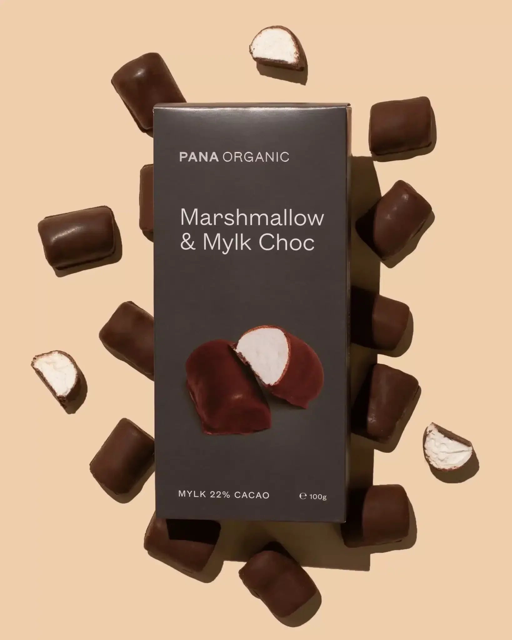 Mylk Choc Marshmallow 100g Pana Organic
